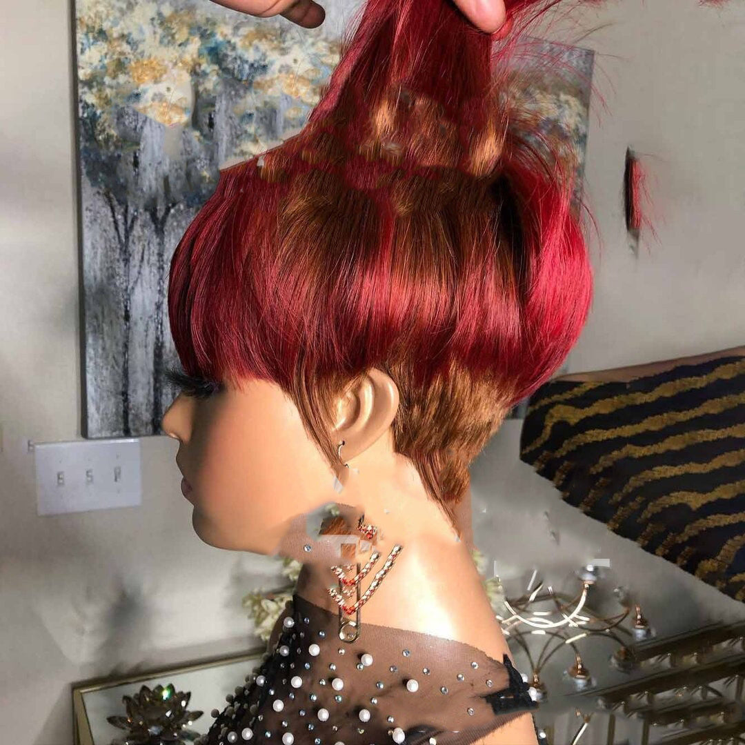 Wig Female Wig Short Straight Hair Short Hair Straight Hair Bob Wig - Wigs World | Premium Wigs for Every Style