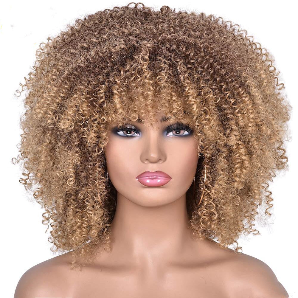 European And American Wigs Female Short Curly Wigs - Wigs World | Premium Wigs for Every Style