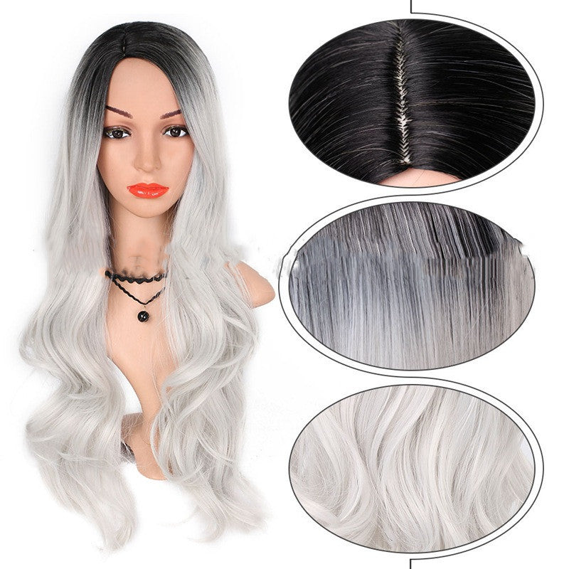 Wig foreign trade wig female gradient chemical fiber wig - Wigs World | Premium Wigs for Every Style