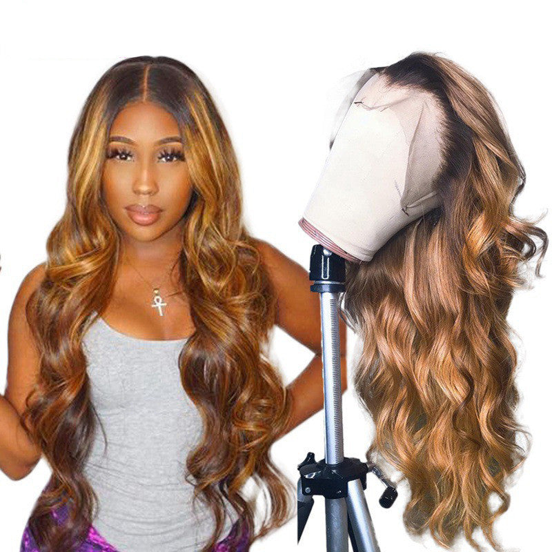 Ombre Lace Front Human Hair Wigs Remy Colorful - Wigs World | Premium Wigs for Every Style