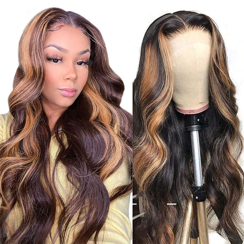 Women's Fashion Foreign Trade Wigs, Long Curly Hair, Chemical Fiber Wigs, Rose Net - Wigs World | Premium Wigs for Every Style
