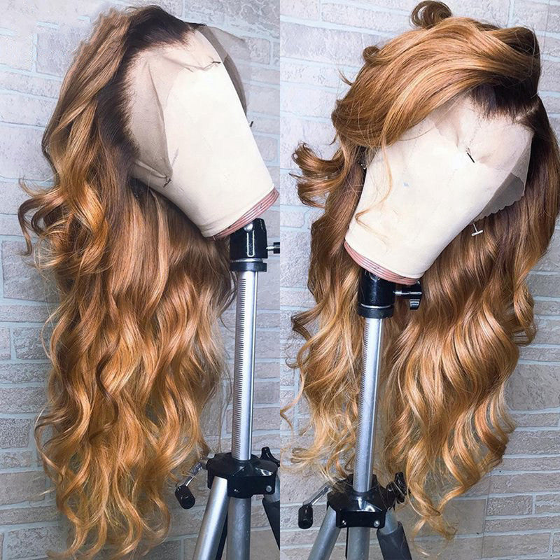 Ombre Lace Front Human Hair Wigs Remy Colorful - Wigs World | Premium Wigs for Every Style