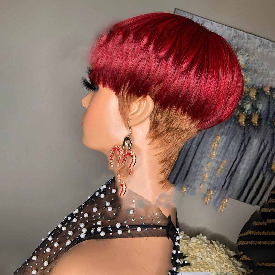 Wig Female Wig Short Straight Hair Short Hair Straight Hair Bob Wig - Wigs World | Premium Wigs for Every Style