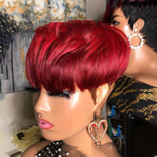 Wig Female Wig Short Straight Hair Short Hair Straight Hair Bob Wig - Wigs World | Premium Wigs for Every Style