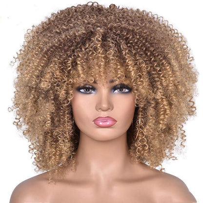 European And American Wigs Female Short Curly Wigs - Wigs World | Premium Wigs for Every Style