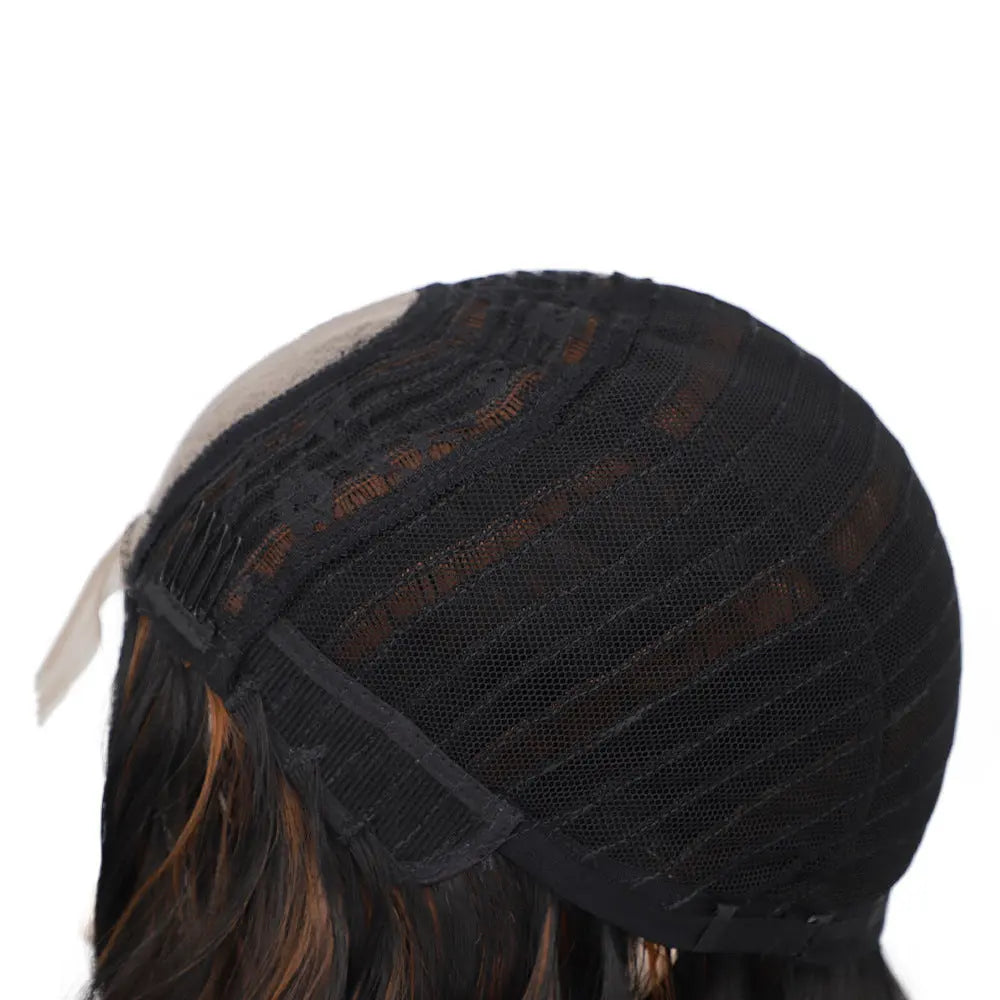Front Lace Wig Curly Hair Short Curly Hair Fake 